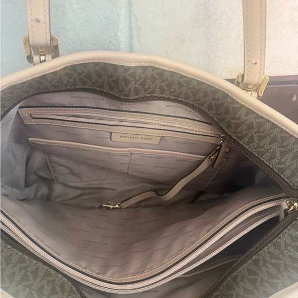 Michael Kors Brown Monogram Tote - Picture 7 of 7